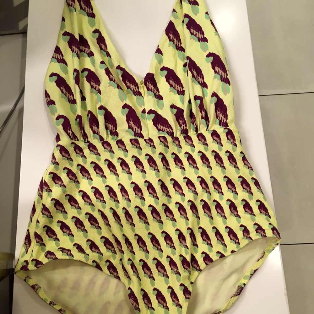 🦜 Brand New! H&M One Piece Halter Swimsuit Size 6